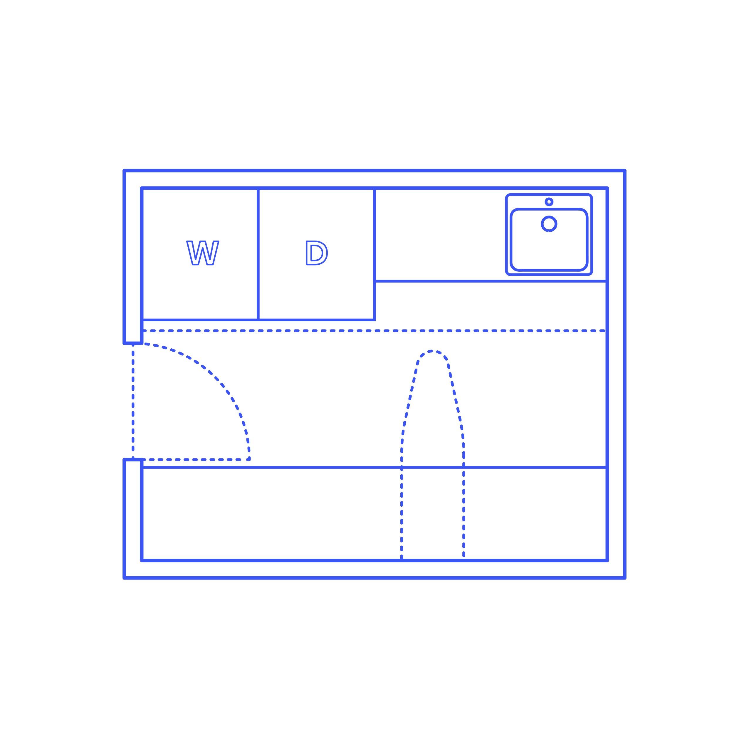 Layouts Laundry Rooms Galley Two Row Four Unit Laundry Room Silhouette Svg Vector Free Vectors